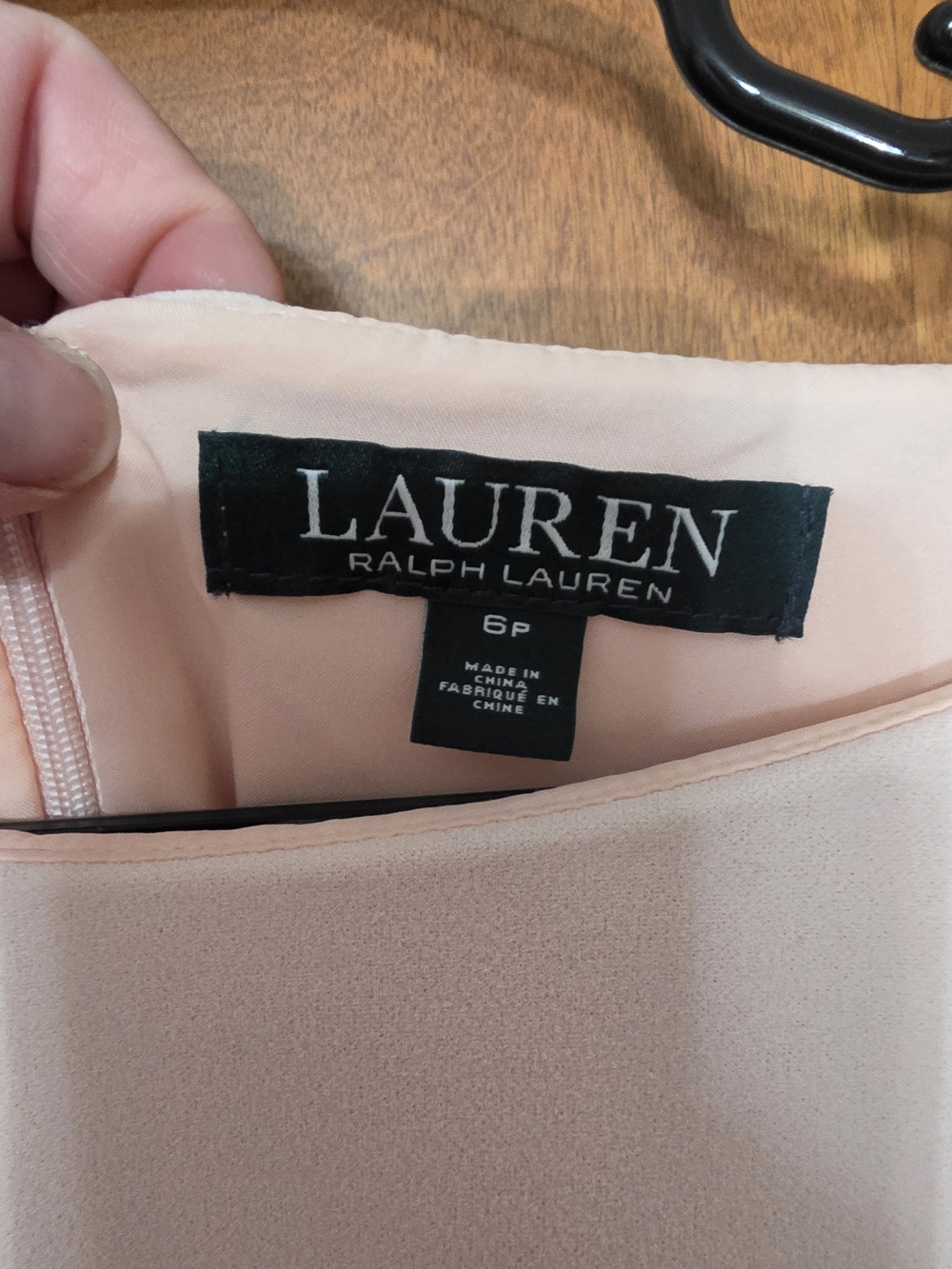Ralph Lauren Pale Pink Long-Sleeve Sheath Dress - Picture 2 of 4